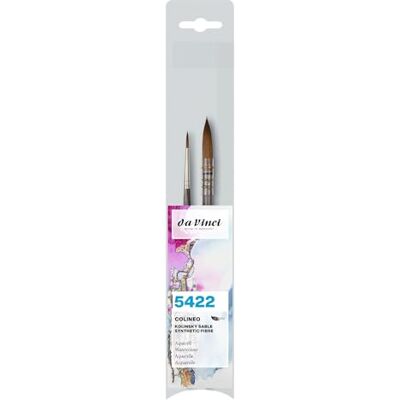 da Vinci , COLINEO Kurzstielig, Aquarellmalpinselset, Synthetikfasern, Künstlerpinsel, Aquarellmalerei, flüssige Acrylfarben, Made in Germany, Set, Größe 2 da Vinci , COLINEO Kurzstielig, Aquarellmalpinselset, Synthetikfasern, Künstlerpinsel, Aquarellmalerei, flüssige Acrylfarben, Made in Germany, Set, Größe 2