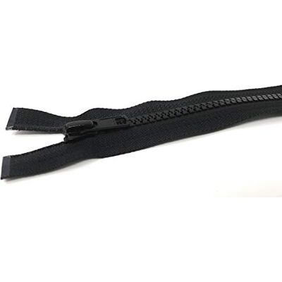 YKK nicht teilbarer Reißverschluss aus Kunststoff mit Zipper Schwarz 35 cm YKK nicht teilbarer Reißverschluss aus Kunststoff mit Zipper Schwarz 35 cm