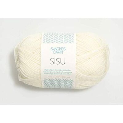Sandnes Garn Sisu col.1002 creme ca.175 m 50 g Sandnes Garn Sisu col.1002 creme ca.175 m 50 g