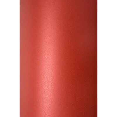 Netuno 10x Bastelpapier Perlmutt Rot A4 21x29,7 cm doppelseitig metallic 125g Sirio Pearl Red Fever · Perlglanzpapier, bedruckbar für Einladungen, Grußkarten & Geburtstag Netuno 10x Bastelpapier Perlmutt Rot A4 21x29,7 cm doppelseitig metallic 125g Sirio Pearl Red Fever · Perlglanzpapier, bedruckbar für Einladungen, Grußkarten & Geburtstag