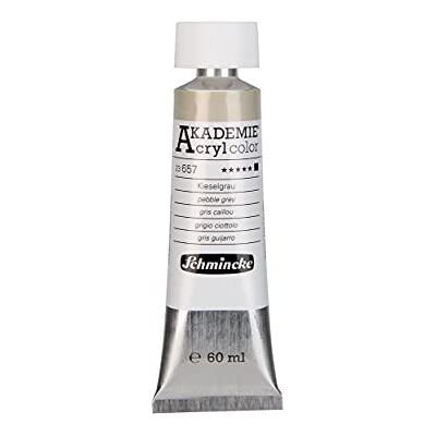 Schmincke AKADEMIE Acryl color Kieselgrau in 60 ml-Tube, 23 657 011 Schmincke AKADEMIE Acryl color Kieselgrau in 60 ml-Tube, 23 657 011