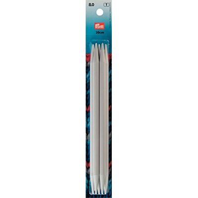Prym Graue Perlen oder Graue Doppelspitzen-Nadeln - Alle Größen für Socken und Hüte Prym Graue Perlen oder Graue Doppelspitzen-Nadeln - Alle Größen für Socken und Hüte