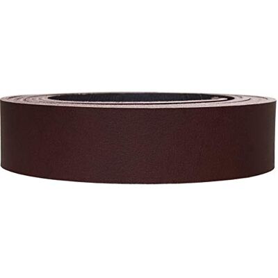 Lederriemen.com Vollrindleder Lederriemen 'Montana XL', extra langes Gürtelleder, 190cm lang, Breite:1.5cm breit, Farbe:dunkelbraun 3.5-4mm Lederriemen.com Vollrindleder Lederriemen 'Montana XL', extra langes Gürtelleder, 190cm lang, Breite:1.5cm breit, Farbe:dunkelbraun 3.5-4mm