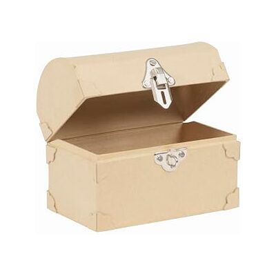 décopatch AC929C Spardose Schatztruhe, zum Verzieren, 15x9x12 cm, Kartonbraun, DIY Aktivität, 1 Stück décopatch AC929C Spardose Schatztruhe, zum Verzieren, 15x9x12 cm, Kartonbraun, DIY Aktivität, 1 Stück