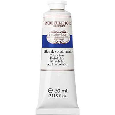 Lefranc Bourgeois Charbonnel Kupferdruckfarben, hochpigmentierte Tiefdruckfarbe, ausgezeichnete Lichtechtheit, Vegan, lebendige Farben, alterungsbeständig, 60ml Tube Kobaltblau Farbton Lefranc Bourgeois Charbonnel Kupferdruckfarben, hochpigmentierte Tiefdruckfarbe, ausgezeichnete Lichtechtheit, Vegan, lebendige Farben, alterungsbeständig, 60ml Tube Kobaltblau Farbton