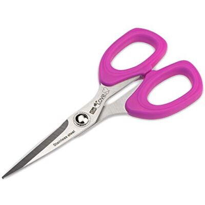 Prym 610543 Love Stoffschere Micro Serration 13,5 cm pink Prym 610543 Love Stoffschere Micro Serration 13,5 cm pink