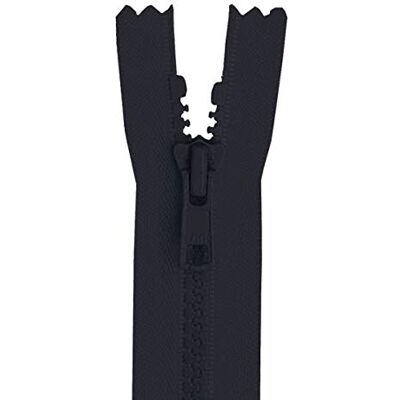 YKK Reißverschluss Vislon 2-Wege teilbar 5 mm 55 cm 580, schwarz YKK Reißverschluss Vislon 2-Wege teilbar 5 mm 55 cm 580, schwarz