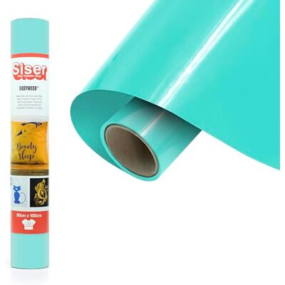 SISER ® EasyWeed® Seawater, 30cm x 1m, thermo-transferierbare Flexfolie zur Personalisierung von Stoffen, kreative Hobbys, zertifiziert nach VeganOk und Öko-Tex Standard 100 Klasse I SISER ® EasyWeed® Seawater, 30cm x 1m, thermo-transferierbare Flexfolie zur Personalisierung von Stoffen, kreative Hobbys, zertifiziert nach VeganOk und Öko-Tex Standard 100 Klasse I