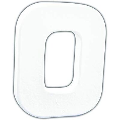 décopatch AC744Cpack 5x Buchstabe O aus Pappmaché 15x10,5x12cm Weiß décopatch AC744Cpack 5x Buchstabe O aus Pappmaché 15x10,5x12cm Weiß