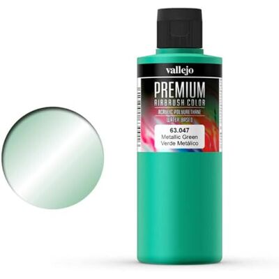 Vallejo 063047 Spiel, Metallic-Grün, 200 ml Vallejo 063047 Spiel, Metallic-Grün, 200 ml