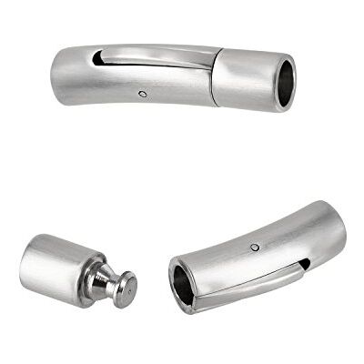 Auroris Hebeldruckverschluss aus Edelstahl matt-Optik Loch: 5mm / 3 Stück Auroris Hebeldruckverschluss aus Edelstahl matt-Optik Loch: 5mm / 3 Stück
