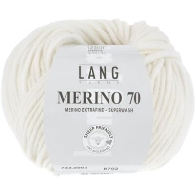 Lang Yarns Merino 70 0001 weiß Lang Yarns Merino 70 0001 weiß