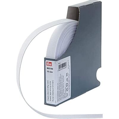 Prym 955180 Elastic-Band kräftig 18 mm weiß, 66Prozent PES 34Prozent ED Prym 955180 Elastic-Band kräftig 18 mm weiß, 66Prozent PES 34Prozent ED