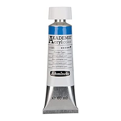 Schmincke AKADEMIE Acryl color Primär Cyan in 60 ml-Tube, 23 446 011 Schmincke AKADEMIE Acryl color Primär Cyan in 60 ml-Tube, 23 446 011
