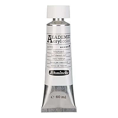 Schmincke AKADEMIE Acryl color Mischweiß in 60 ml-Tube, 23 113 011 Schmincke AKADEMIE Acryl color Mischweiß in 60 ml-Tube, 23 113 011