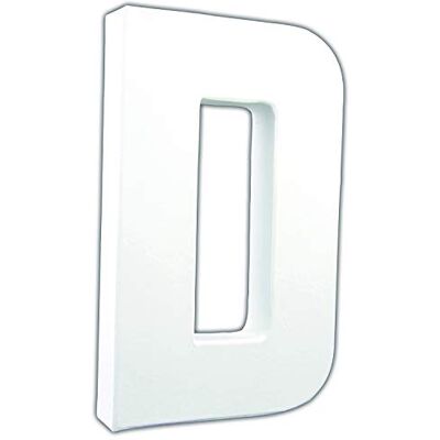 décopatch AC703Cpack 3x Buchstabe D aus Pappmaché 3x13x20,5cm Weiß décopatch AC703Cpack 3x Buchstabe D aus Pappmaché 3x13x20,5cm Weiß
