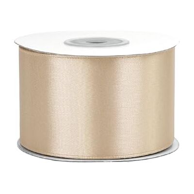 Creativery Satinband 50mm x 25m Rolle FARBAUSWAHL in 3/6/12/18/25/38/50/75/100mm farbecht & waschbar Schleifenband für Hochzeit Geschenkband zum Verpacken Dekorieren Basteln Beige 835 Creativery Satinband 50mm x 25m Rolle FARBAUSWAHL in 3/6/12/18/25/38/50/75/100mm farbecht & waschbar Schleifenband für Hochzeit Geschenkband zum Verpacken Dekorieren Basteln Beige 835