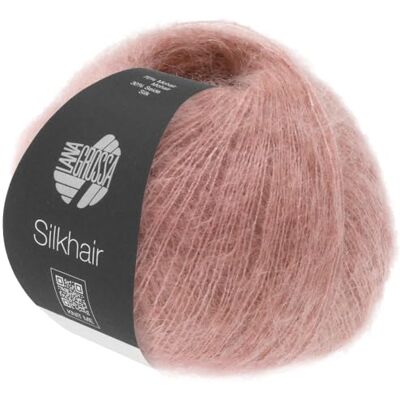 Lana Grossa Silkhair Feines Lace-Garn aus Superkid Mohair mit Seide Handstrickgarn aus 70% Mohair (Superkid) & 30% Seide 25g Wolle zum Stricken & Häkeln 210m Garn FB 74 Lana Grossa Silkhair Feines Lace-Garn aus Superkid Mohair mit Seide Handstrickgarn aus 70% Mohair (Superkid) & 30% Seide 25g Wolle zum Stricken & Häkeln 210m Garn FB 74