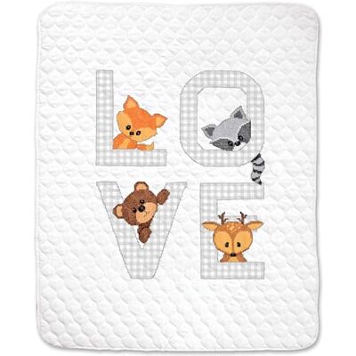 Janlynn 182-0413 Kreuzstich-Set für Babys, mit Prägung, Polyester, sortiert Janlynn 182-0413 Kreuzstich-Set für Babys, mit Prägung, Polyester, sortiert