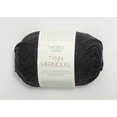 Sandnes Garn Tynn Merinoull col.1053 dark grey mottled ca.175 m 50 g Sandnes Garn Tynn Merinoull col.1053 dark grey mottled ca.175 m 50 g
