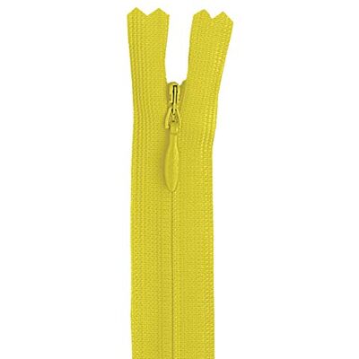 YKK Unbekannt Nahtverdeckt Reißverschluss Nicht teilbar 2 mm 40 cm 504, Sonnengelb YKK Unbekannt Nahtverdeckt Reißverschluss Nicht teilbar 2 mm 40 cm 504, Sonnengelb