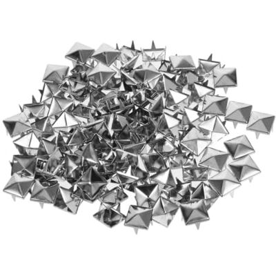 JFNKLFG Nieten Set 200 Stück 12 mm quadratische Pyramidennieten Vier-Backen-Nieten for Schneiderei, DIY, Punk-Styling, Lederhandwerk, Stoffnieten, besetzt JFNKLFG Nieten Set 200 Stück 12 mm quadratische Pyramidennieten Vier-Backen-Nieten for Schneiderei, DIY, Punk-Styling, Lederhandwerk, Stoffnieten, besetzt