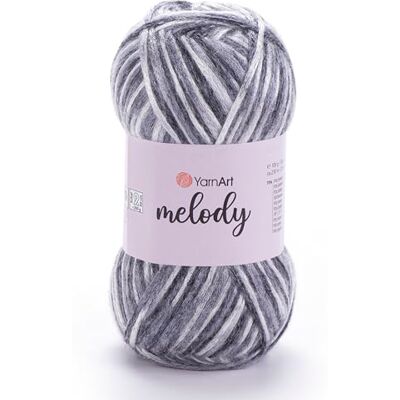 1 Knäuel YarnArt Melodie bunt, Chainette-Garn, glänzendes metallisches Glanzgarn zum Stricken, Häkeln, Stickerei, 100 Gramm, 230 Meter, 70% Polyamid, 21% Acryl, 9% Wolle Bl. Ende 905 1 Knäuel YarnArt Melodie bunt, Chainette-Garn, glänzendes metallisches Glanzgarn zum Stricken, Häkeln, Stickerei, 100 Gramm, 230 Meter, 70% Polyamid, 21% Acryl, 9% Wolle Bl. Ende 905