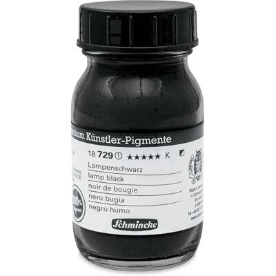 Schmincke feinste Künstler-Pigmente, Lampenschwarz 100 ml Schmincke feinste Künstler-Pigmente, Lampenschwarz 100 ml