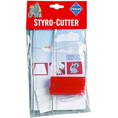 Pebaro 800B Batteriebetriebender Styroporschneider, Styrocutter inkl. Ersatzdraht, Heißdrahtschneider, Bastelset, Basteln, Gestalten mit Styropor, Geschenkidee für Kinder, 15 x 24 x 2,5 cm Pebaro 800B Batteriebetriebender Styroporschneider, Styrocutter inkl. Ersatzdraht, Heißdrahtschneider, Bastelset, Basteln, Gestalten mit Styropor, Geschenkidee für Kinder, 15 x 24 x 2,5 cm