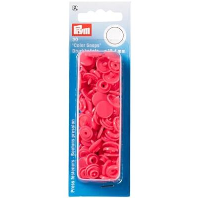 Prym 393133 Nähfrei Druckknopf Color Snaps rund 12,4 mm himbeer, Kunststoff, 12.4 mm Prym 393133 Nähfrei Druckknopf Color Snaps rund 12,4 mm himbeer, Kunststoff, 12.4 mm