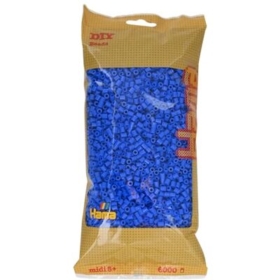 Hama – 205-18 – Midi Kreativset Beutel mit 6000 Perlen – Schwarz Hama – 205-18 – Midi Kreativset Beutel mit 6000 Perlen – Schwarz