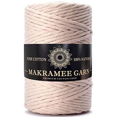 Generic Makramee Garn. Baumwollgarn. Kordel Für Handwerk. Makramee Baumwollkordel Generic Makramee Garn. Baumwollgarn. Kordel Für Handwerk. Makramee Baumwollkordel