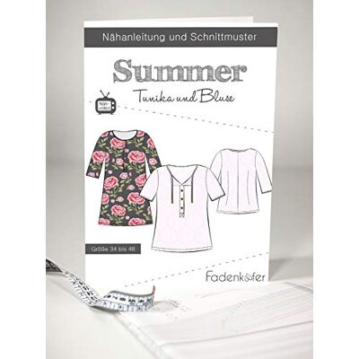 Fadenkäfer - Summer - Bluse - Tunika - Schnittmuster Fadenkäfer - Summer - Bluse - Tunika - Schnittmuster
