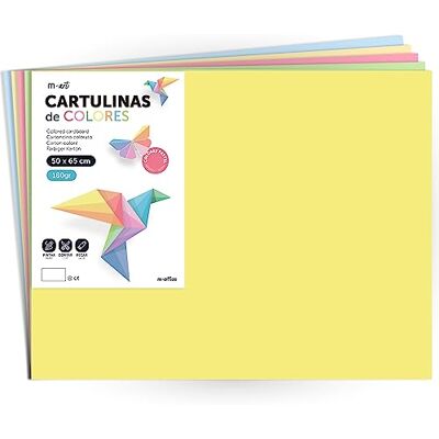 M-OFFICE Pastellfarbiger Karton 180 g 50x65 cm M-OFFICE Pastellfarbiger Karton 180 g 50x65 cm