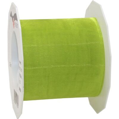C.E. Pattberg SHEER Limette Grüne Organza-Band 25m - Geschenkband C.E. Pattberg SHEER Limette Grüne Organza-Band 25m - Geschenkband