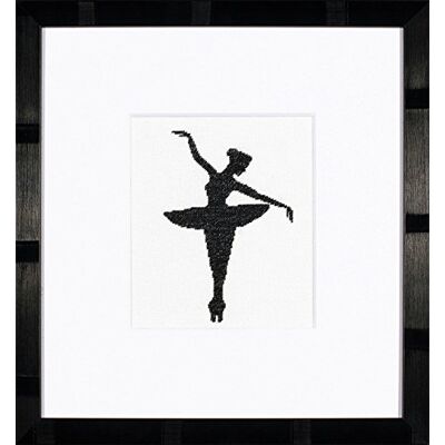 Lanarte Kreuzstich Stickpackungen Gezählter Kreuzstichbilder Set BALLETT-SILHOUETTE I Wanddekoration Handarbeit Set für Erwachsene 11,5 x 14,5 cm DIY Deko Bastelset Handwerker Kreative Geschenkset Lanarte Kreuzstich Stickpackungen Gezählter Kreuzstichbilder Set BALLETT-SILHOUETTE I Wanddekoration Handarbeit Set für Erwachsene 11,5 x 14,5 cm DIY Deko Bastelset Handwerker Kreative Geschenkset