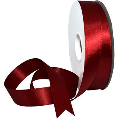 Morex 08822/50-789 Double Face Satin Band, Polyester, Sherry, 7/8" x 50 Yd Morex 08822/50-789 Double Face Satin Band, Polyester, Sherry, 7/8" x 50 Yd