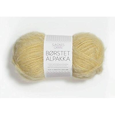 Sandnes Garn Borstet Alpakka col.2112 light yellow ca.110 m 50 g Sandnes Garn Borstet Alpakka col.2112 light yellow ca.110 m 50 g