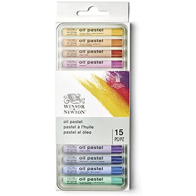 Winsor & Newton 1890001 Künstler Ölpastellkreiden, leichtes Auftragen und Verblenden, lebendige Farben, hervorragende Lichtechtheit 15 Farben Winsor & Newton 1890001 Künstler Ölpastellkreiden, leichtes Auftragen und Verblenden, lebendige Farben, hervorragende Lichtechtheit 15 Farben