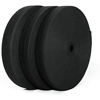 Creative Gummiband Breit, Breites Gummiband Nähen, Elastisches Band zum Nähen, Gummiband zum Nähen,Elastisches Farbband Nähen, ideal zum Nähen von Taillenbändern und Bastelzubehör(schwarz 40M x 35 MM) Creative Gummiband Breit, Breites Gummiband Nähen, Elastisches Band zum Nähen, Gummiband zum Nähen,Elastisches Farbband Nähen, ideal zum Nähen von Taillenbändern und Bastelzubehör(schwarz 40M x 35 MM)