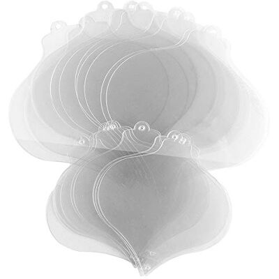 Ideen mit Herz Windradfolien-Scheiben Transparent-Folie Mobile-Folie transparent ausgestanzte Motive mit Loch für Aufhängung 0,5 mm 20 Stück (Zwiebel 2 Größen: 13cm/16cm) Ideen mit Herz Windradfolien-Scheiben Transparent-Folie Mobile-Folie transparent ausgestanzte Motive mit Loch für Aufhängung 0,5 mm 20 Stück (Zwiebel 2 Größen: 13cm/16cm)