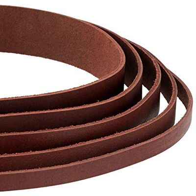 Auroris Lederband flach Cognac-braun Breite wählbar 3/4/5/8/10/15/20/25/30/35/40 mm Variante: Breite 20mm / Länge 1m Auroris Lederband flach Cognac-braun Breite wählbar 3/4/5/8/10/15/20/25/30/35/40 mm Variante: Breite 20mm / Länge 1m