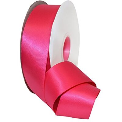 Morex Doppelseitiges Satin Band, Polyester, Shocking pink, 1.5" x 50 Yd, 45 Morex Doppelseitiges Satin Band, Polyester, Shocking pink, 1.5" x 50 Yd, 45