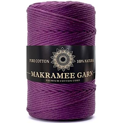 Generic Makramee Garn. Baumwollgarn. Kordel Für Handwerk. Makramee Baumwollkordel Generic Makramee Garn. Baumwollgarn. Kordel Für Handwerk. Makramee Baumwollkordel
