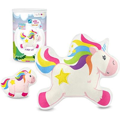 kullaloo Kinderleicht Nähset mit Lernthema (Einhorn Lady LU) kullaloo Kinderleicht Nähset mit Lernthema (Einhorn Lady LU)