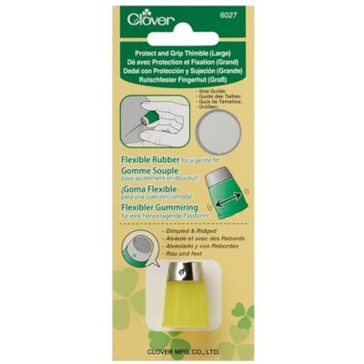 Clover 6027 Fingerhut Protect and Grip, Gr��e L Clover 6027 Fingerhut Protect and Grip, Gr��e L