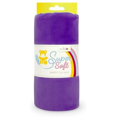 kullaloo Plüsch Stoff SuperSoft SHORTY in vielen Farben 1,5mm Florlänge, EN 71-3 & EN 71-9 Zertifiziert (ultra violet) kullaloo Plüsch Stoff SuperSoft SHORTY in vielen Farben 1,5mm Florlänge, EN 71-3 & EN 71-9 Zertifiziert (ultra violet)