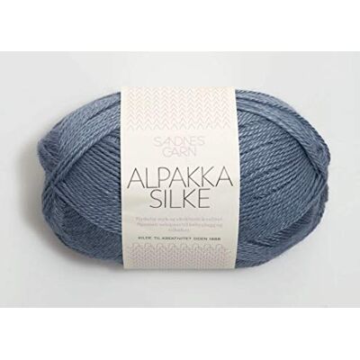 Sandnes Garn Alpakka Silke 6052 Jeansblau Sandnes Garn Alpakka Silke 6052 Jeansblau