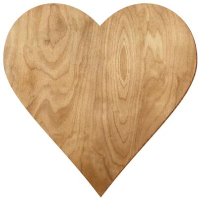 Bütic GmbH Holz Herz aus Birke rustikal beidseitig lackiert Deko Basteln 3-50cm beidseitig flammbiert und lackiert aus 3mm Birkensperrholz, Größe:10cm, Pack mit:25 Stück Bütic GmbH Holz Herz aus Birke rustikal beidseitig lackiert Deko Basteln 3-50cm beidseitig flammbiert und lackiert aus 3mm Birkensperrholz, Größe:10cm, Pack mit:25 Stück