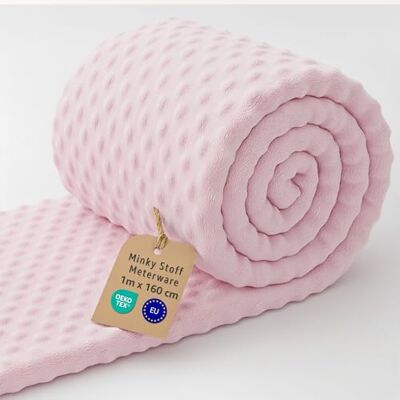 Amazinggirl Stoff Meterware Minky Stoffe zum Nähen 1 M Plüschstoff Nähstoff Polyester Plüsch Fabric Kinderstoffe Dekostoff Nähstoffe ideal für Textilien Sewing Material mit Oeko Tex Rosa Amazinggirl Stoff Meterware Minky Stoffe zum Nähen 1 M Plüschstoff Nähstoff Polyester Plüsch Fabric Kinderstoffe Dekostoff Nähstoffe ideal für Textilien Sewing Material mit Oeko Tex Rosa